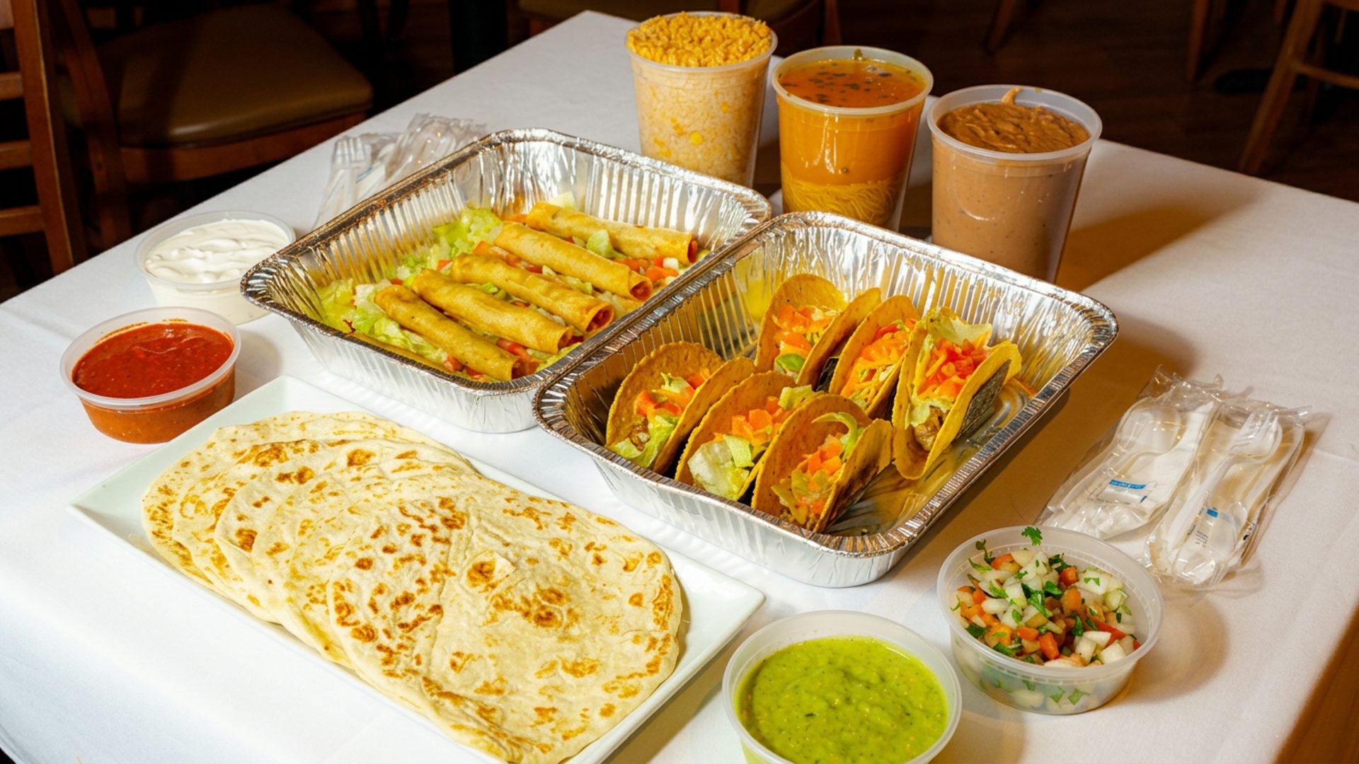 Las Guitarras to go, feeds 4–6