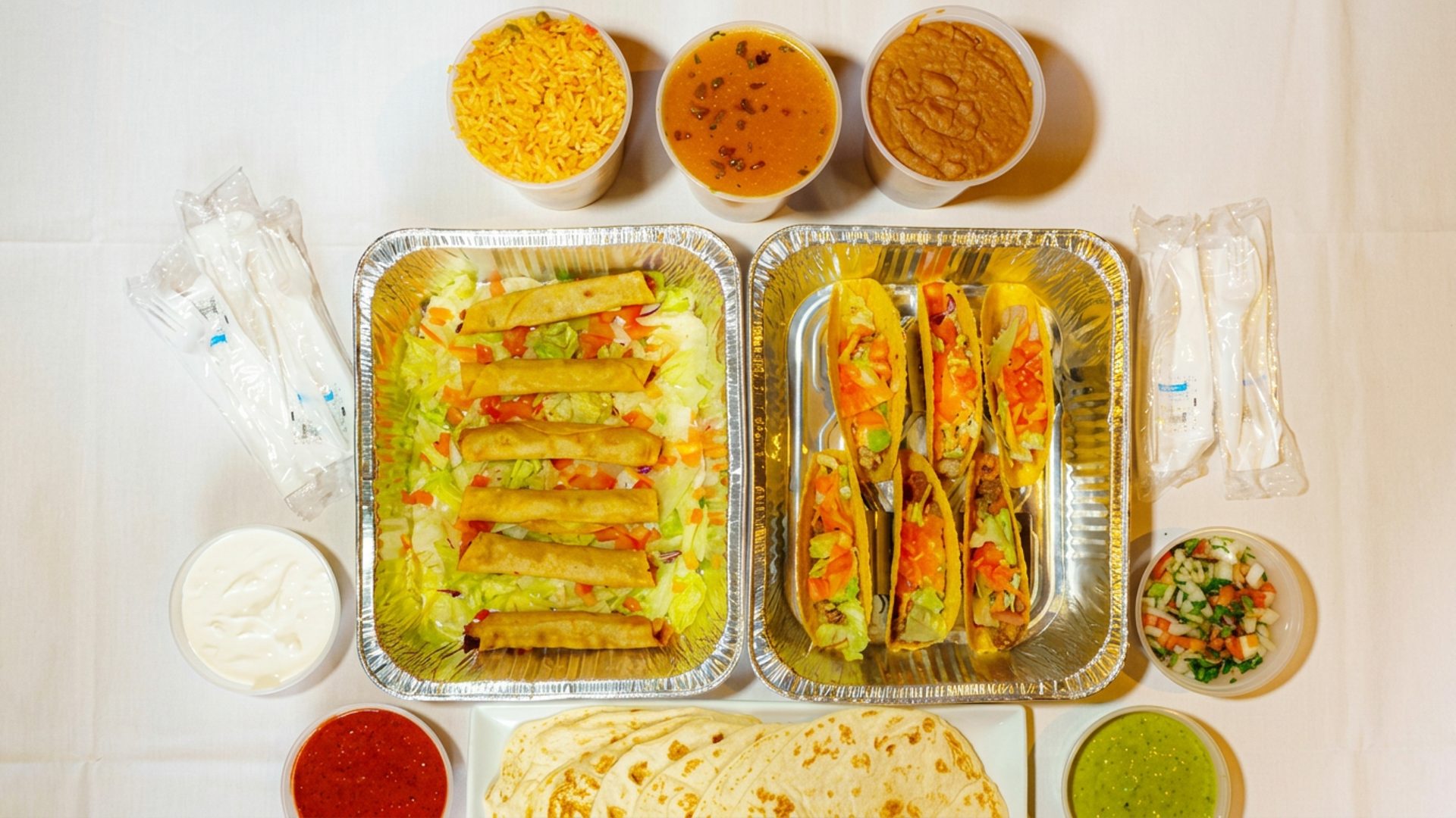 Complete meals, ready for pickup