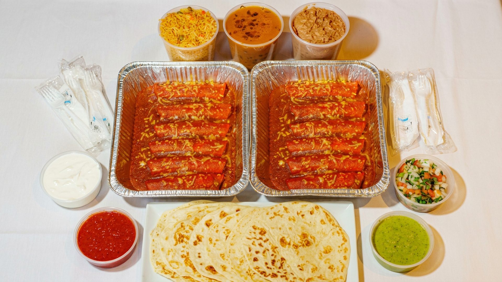 Enchiladas by the dozen