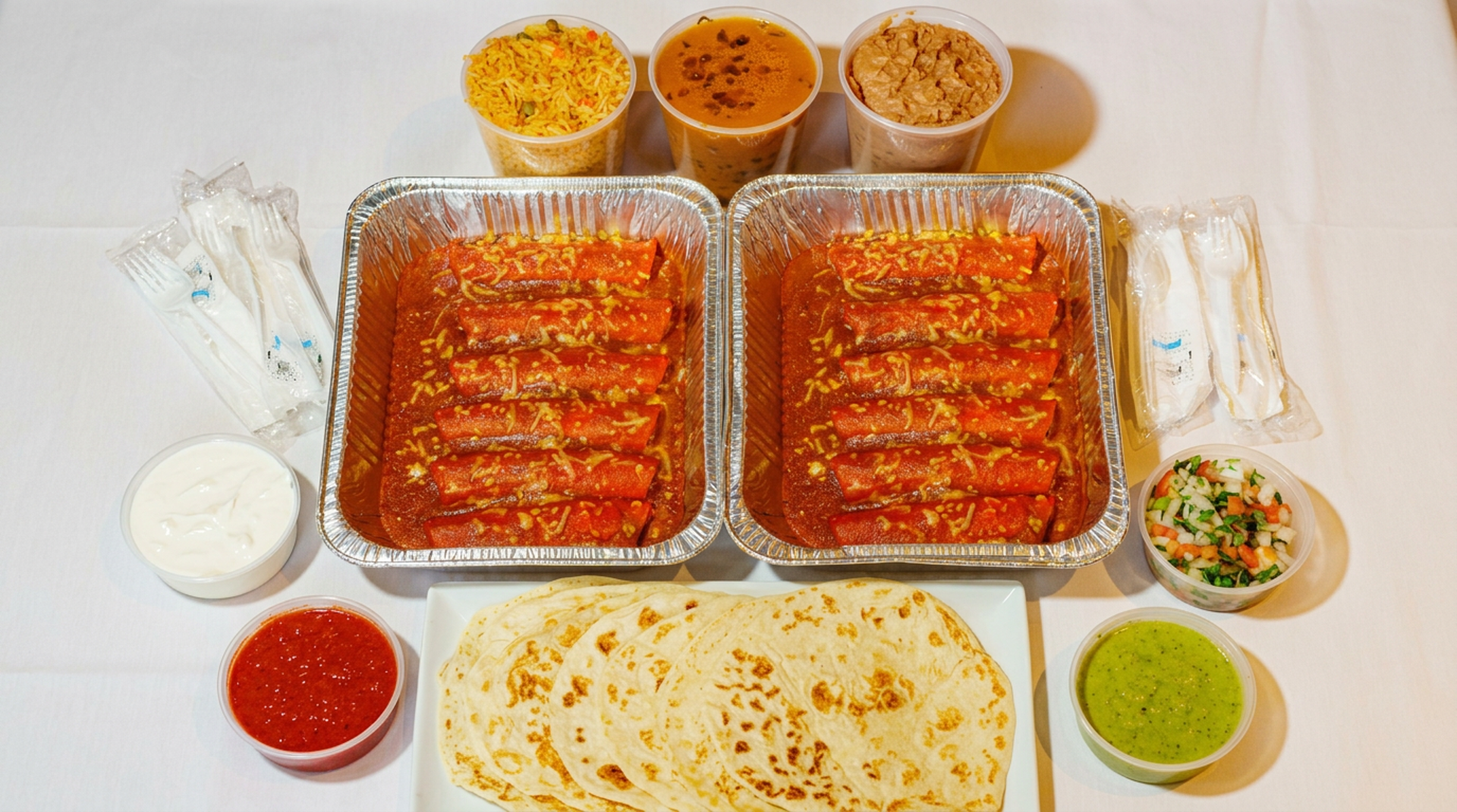 Enchiladas by the dozen