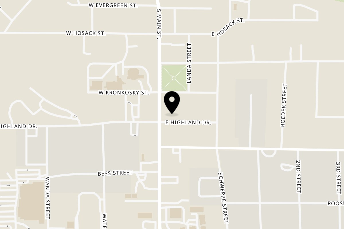 Map showing the location of Las Guitarras Cocina Mexicana on 911 S Main St in Boerne